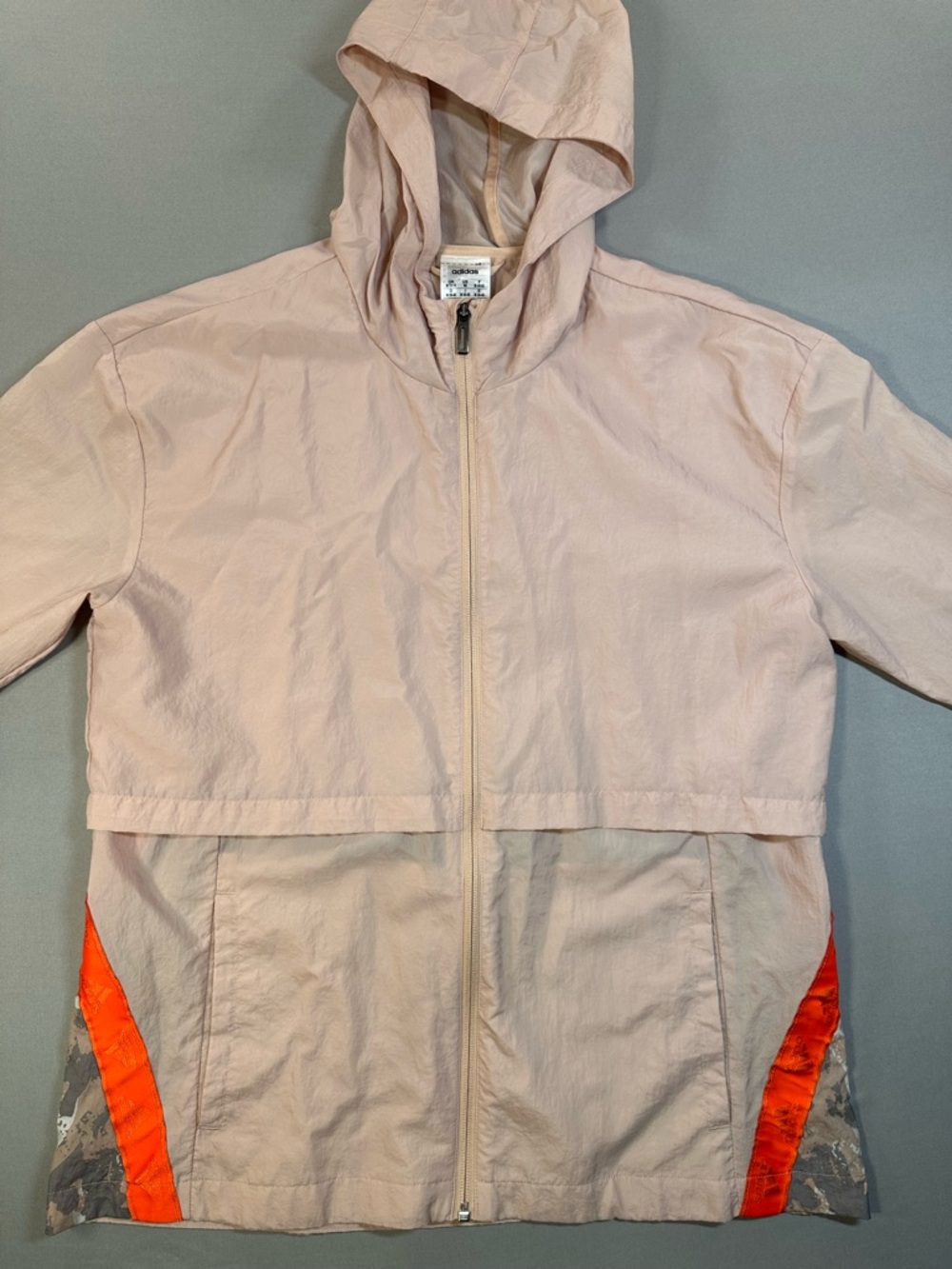 Adidas x Zoe Saldana Hooded Windbreaker Jacket, Full Zip - Womens Medium - Picture 5 of 16